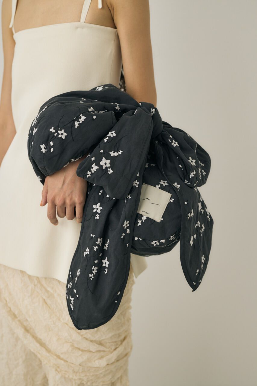 MOUSSY「花柄刺繍トートバッグ」|その他|柄BLK5