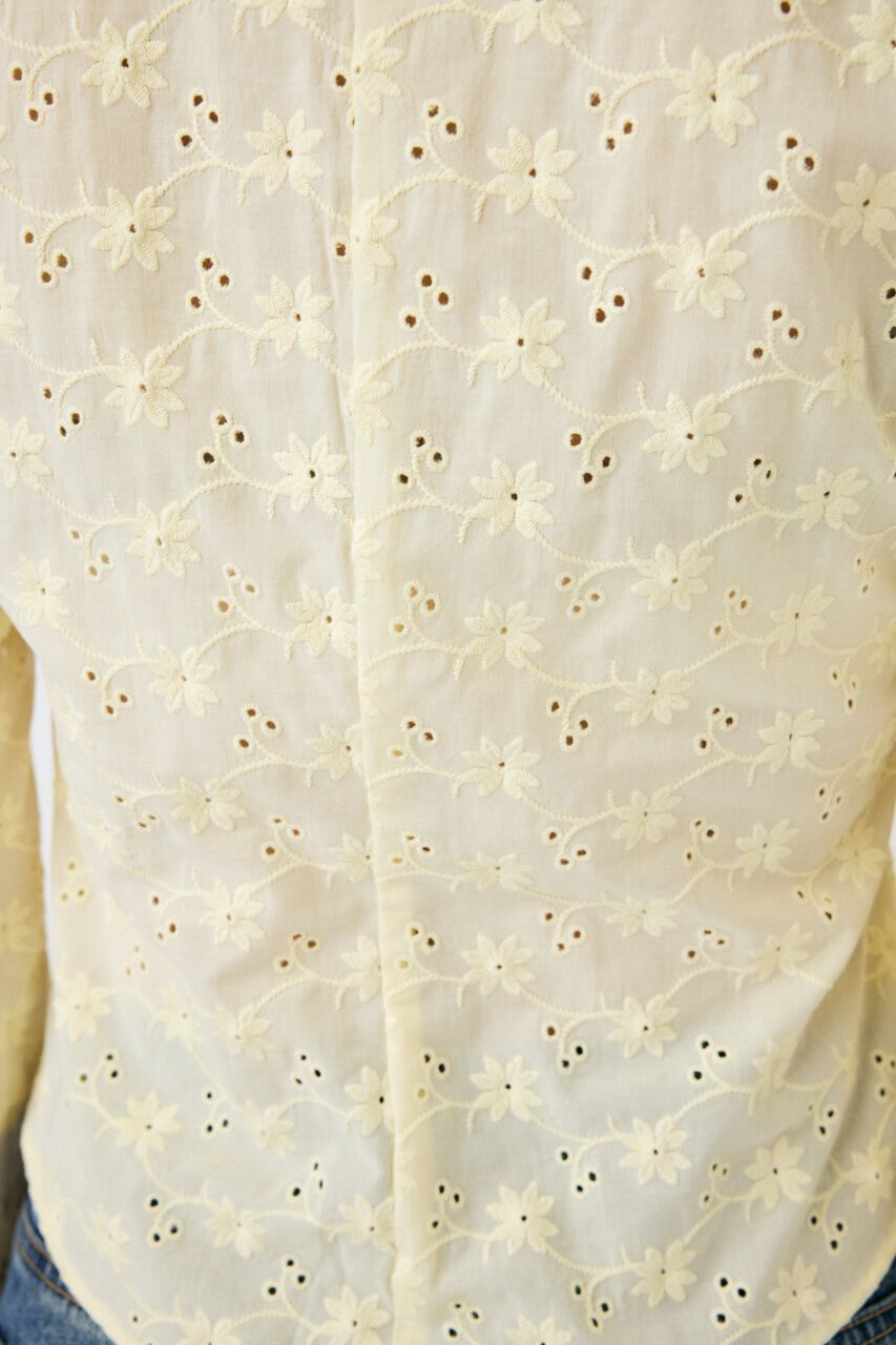 MOUSSY「FRONT TIE EYELET シャツ」|シャツ・ブラウス|