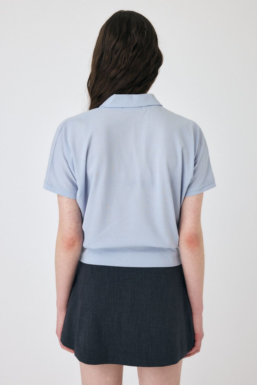 MOUSSY「SHEER LOOSE ポロ TEE」|Tシャツ・カットソー|