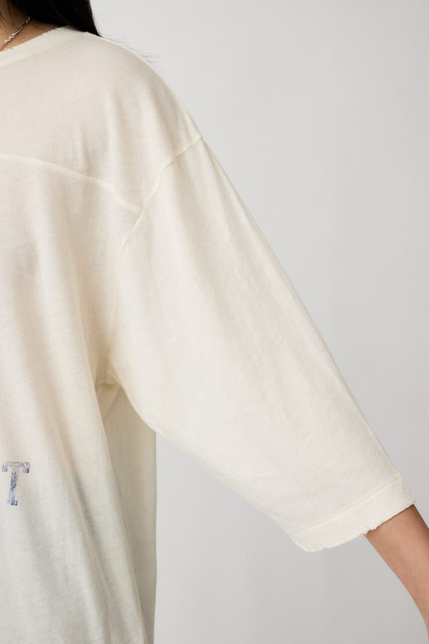 MOUSSY「BROKEN フットボール TEE」|Tシャツ・カットソー|