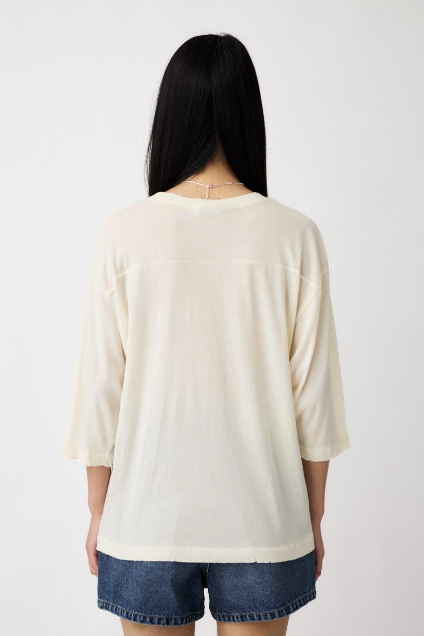 MOUSSY「BROKEN フットボール TEE」|Tシャツ・カットソー|