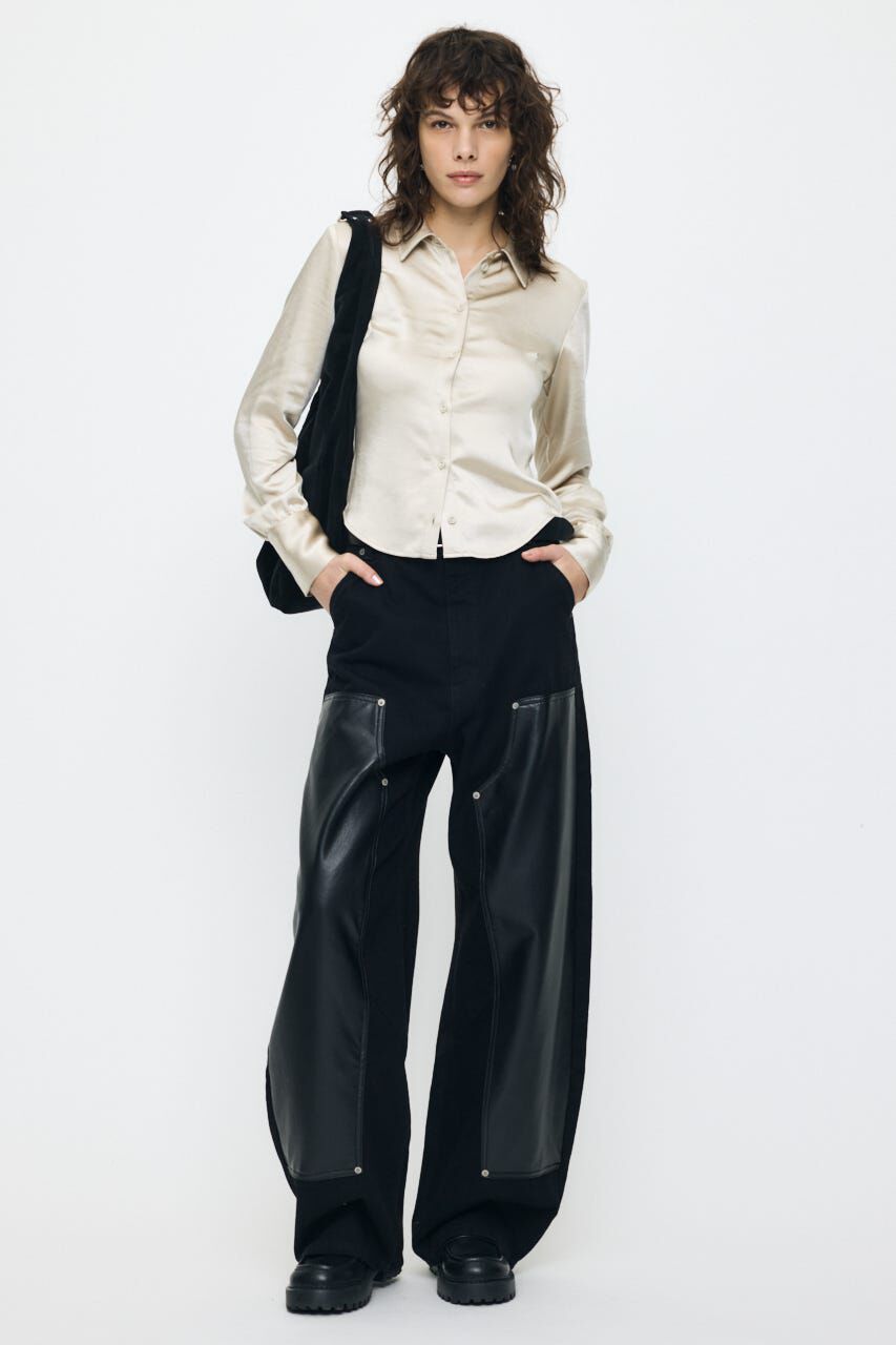 MOUSSY「SATIN FIT シャツ」|シャツ・ブラウス|