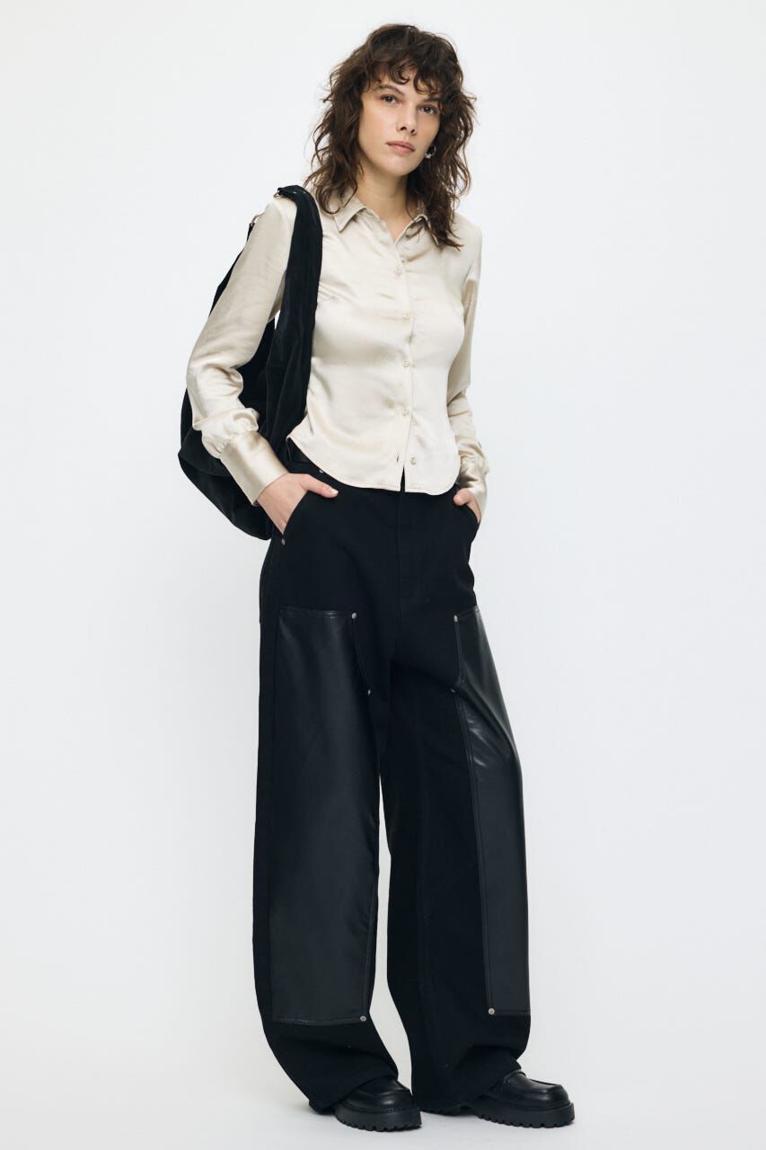 MOUSSY「SATIN FIT シャツ」|シャツ・ブラウス|