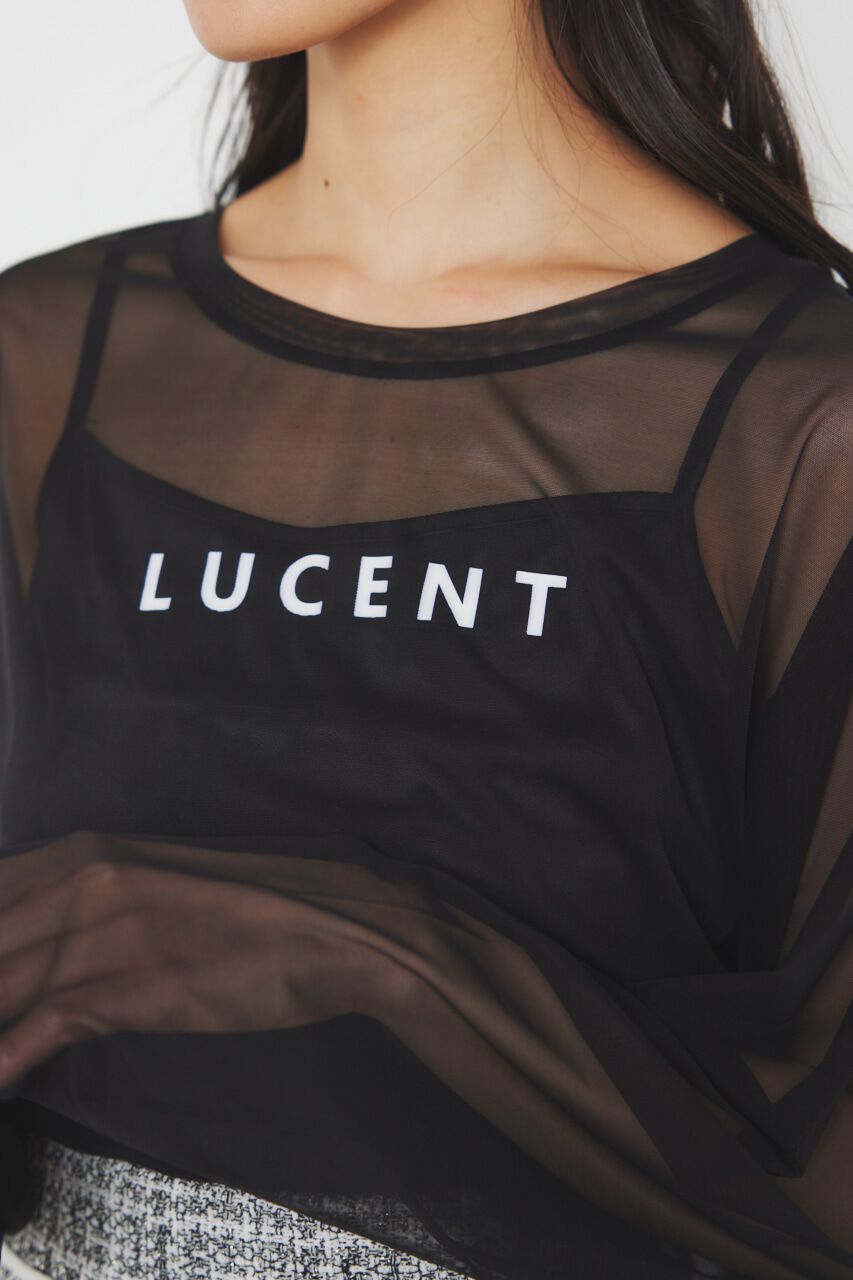 rienda「メッセージチュールロンT/SH」|Tシャツ・カットソー|