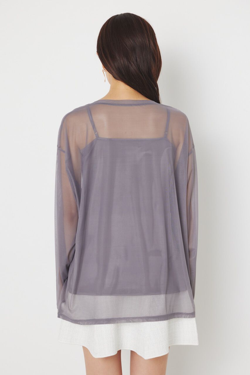 rienda「メッセージチュールロンT/SH」|Tシャツ・カットソー|