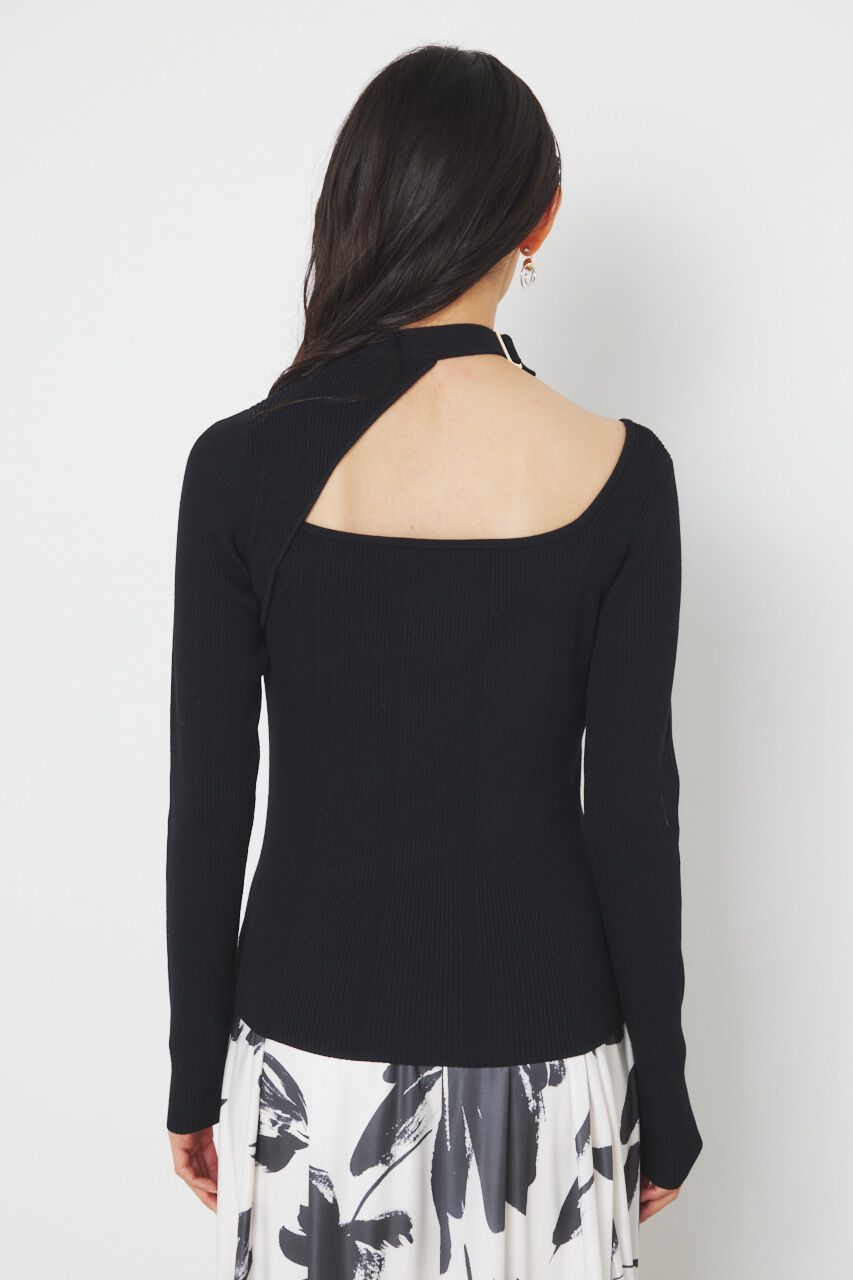 rienda「チョーカーデザインKnit TOP」|ニット・セーター|