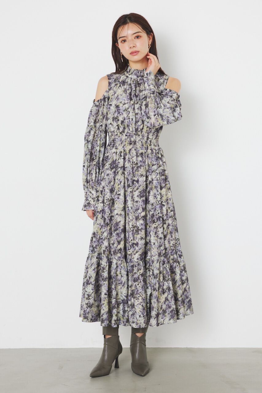 rienda「＃デュアルフラワーワンピース」|ワンピース|