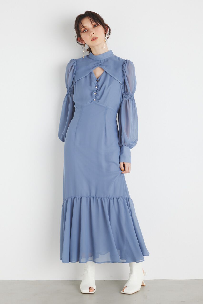 rienda「H/WレイヤードカットマーメイドOP」|ワンピース|BLU