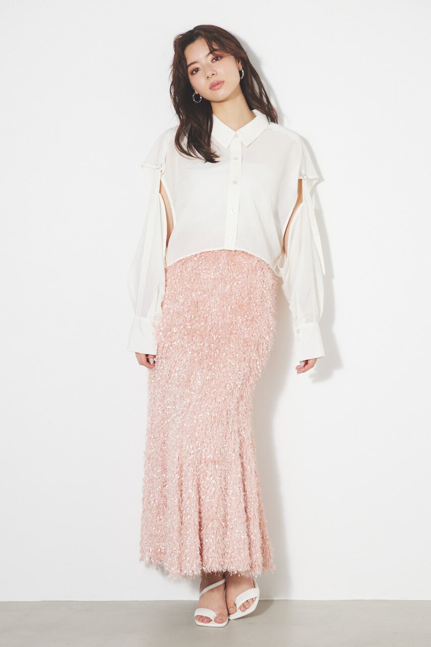 rienda「フェザーヤーンマーメイドJ/W SK」|スカート|