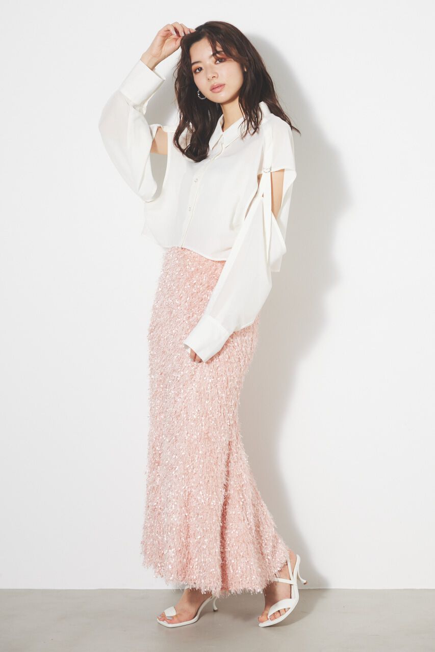 rienda「フェザーヤーンマーメイドJ/W SK」|スカート|