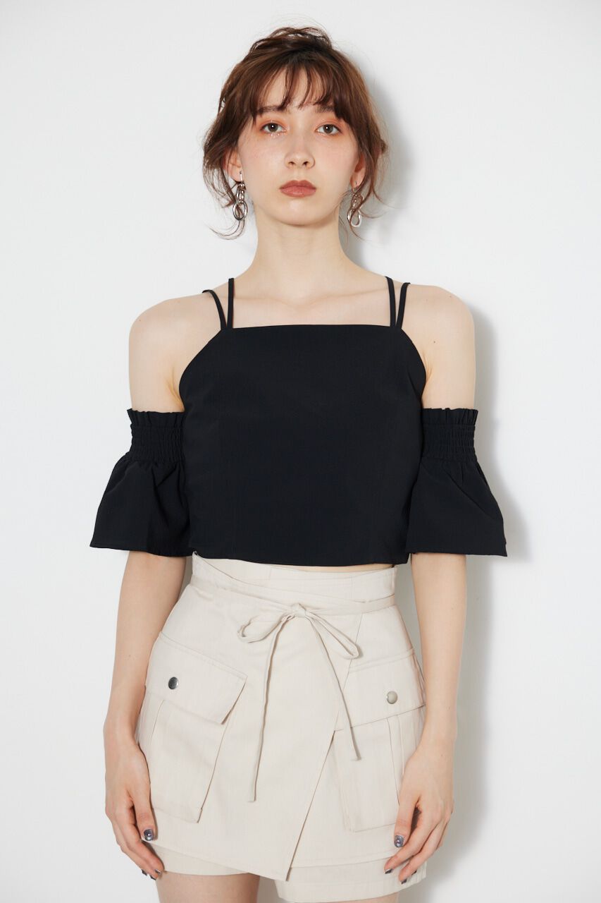 rienda「クロップドビスチェTOP」|タンクトップ|