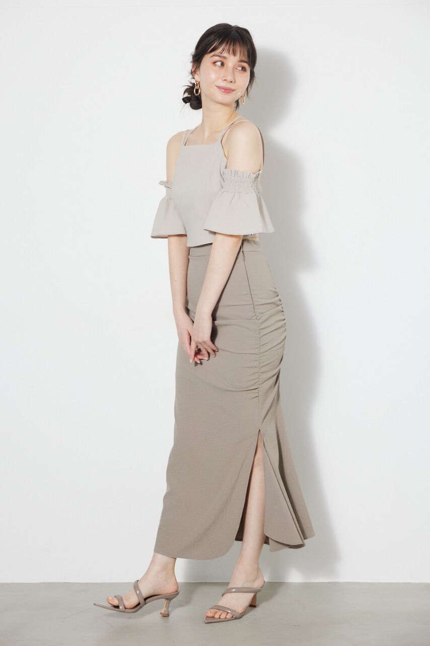 rienda「クロップドビスチェTOP」|タンクトップ|