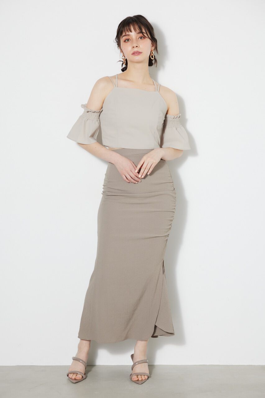 rienda「クロップドビスチェTOP」|タンクトップ|