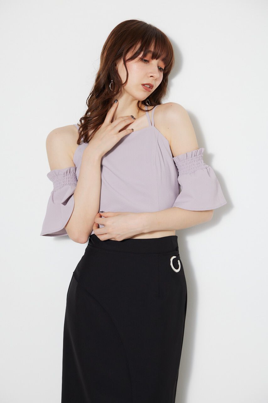 rienda「クロップドビスチェTOP」|タンクトップ|