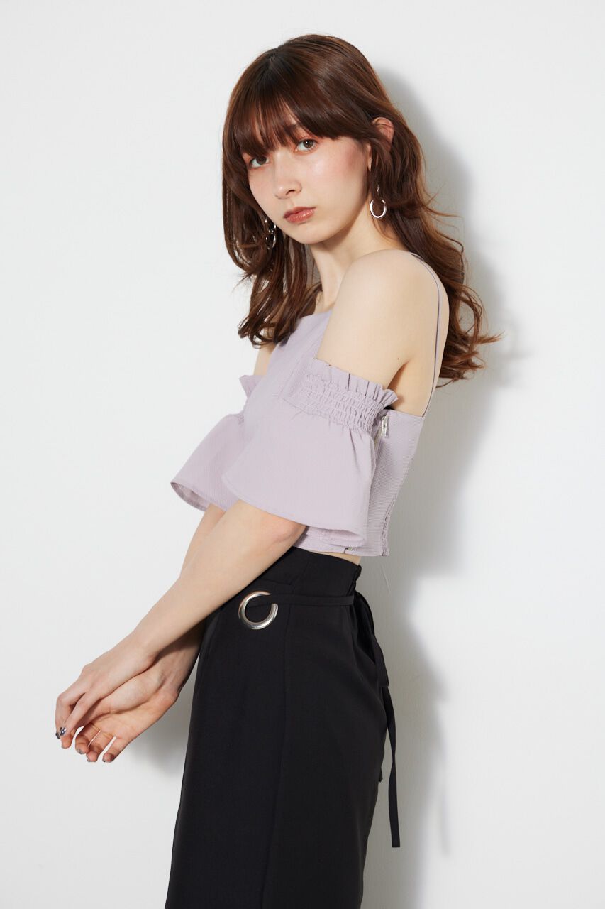 rienda「クロップドビスチェTOP」|タンクトップ|