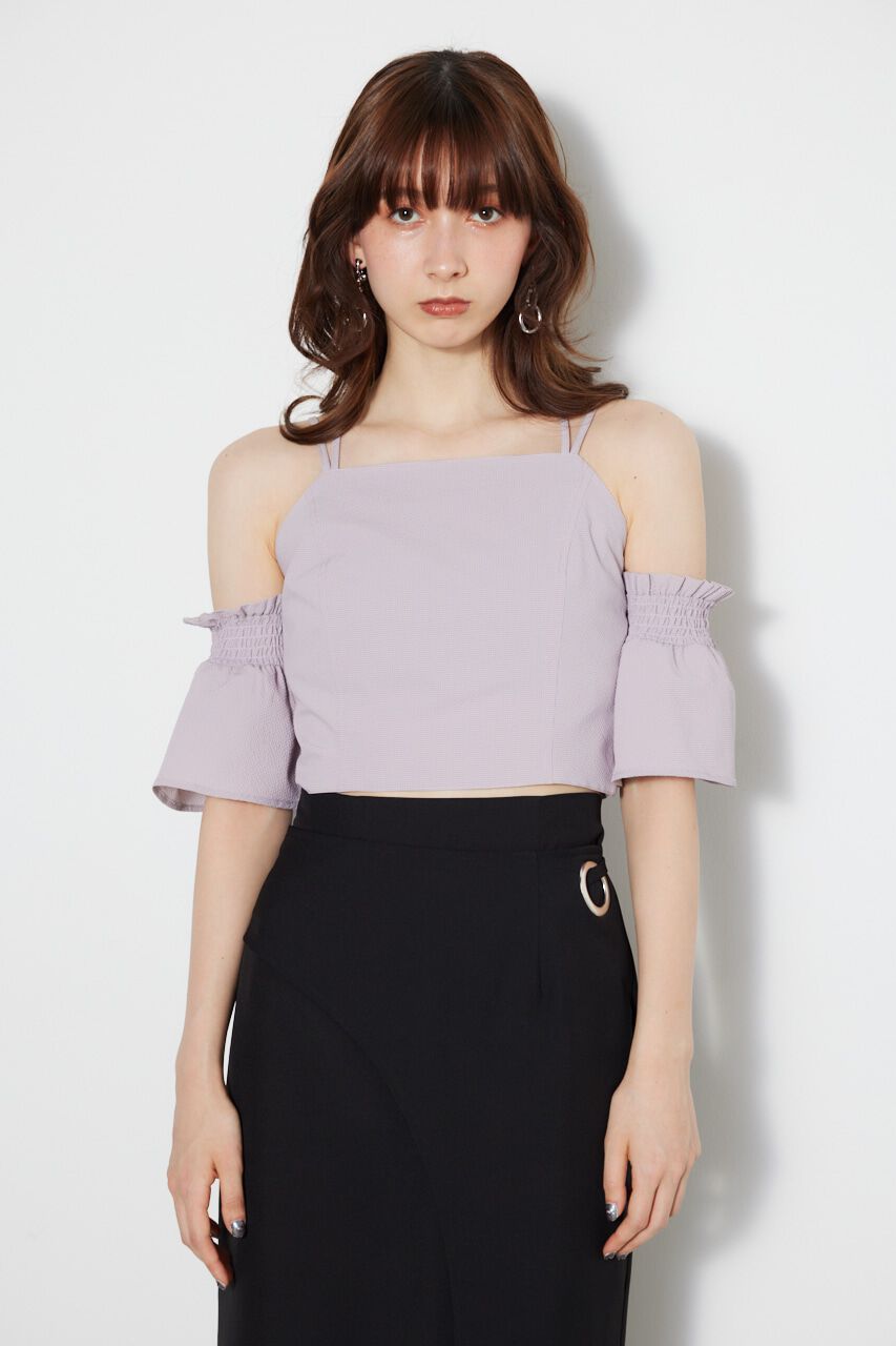 rienda「クロップドビスチェTOP」|タンクトップ|