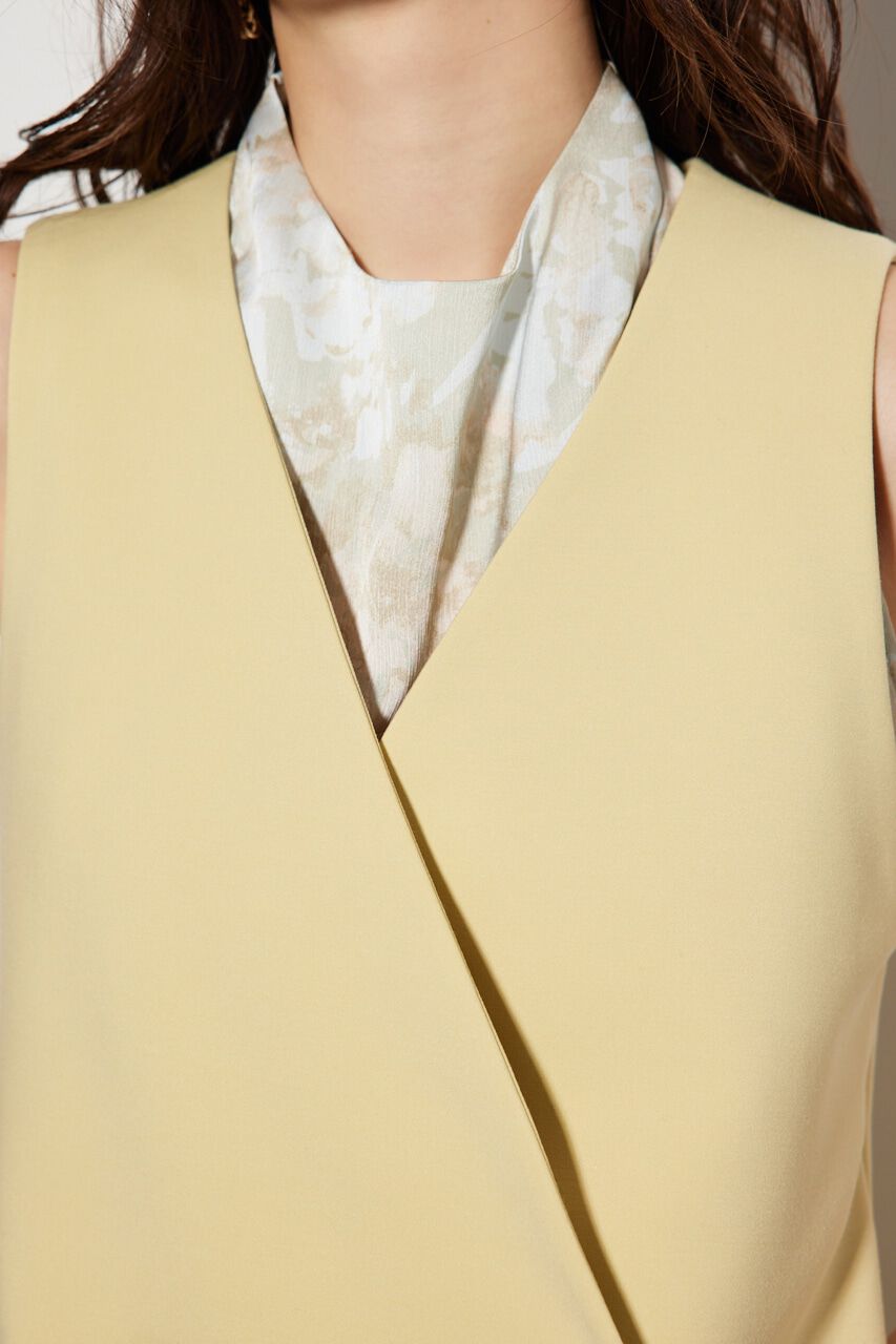 rienda「Wボタンジレ」|ダウンベスト・ベスト|