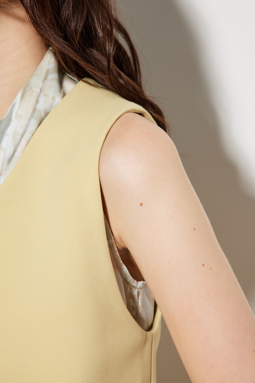 rienda「Wボタンジレ」|ダウンベスト・ベスト|