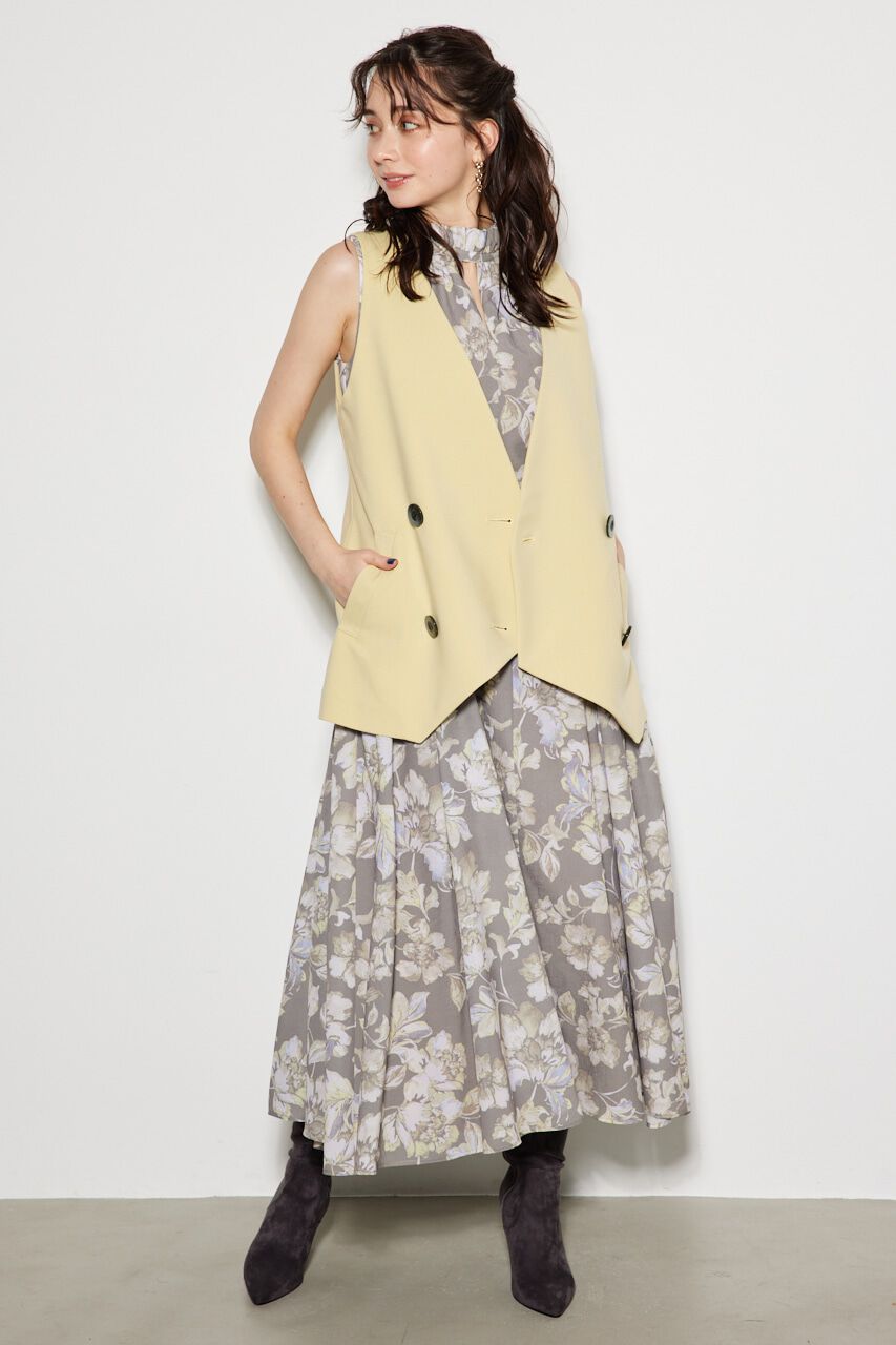 rienda「Wボタンジレ」|ダウンベスト・ベスト|