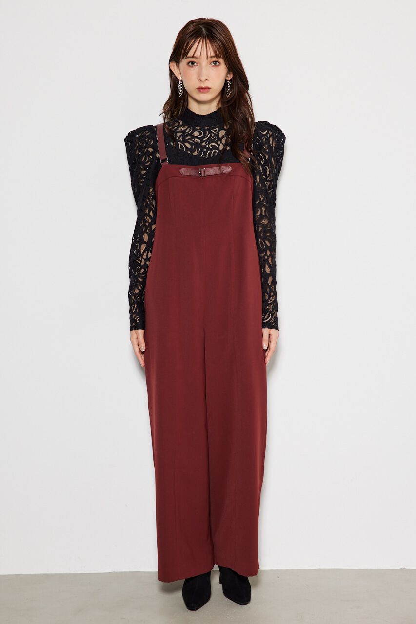 rienda「BELTデザインロンパース」|ワンピース|