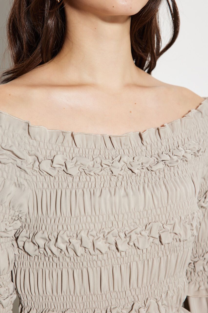 rienda「エンブロイダリーシャーリングフレア OP」|ワンピース|