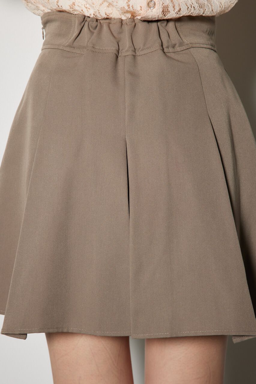 rienda「ハイウエストタックフレアショートパンツ」|その他|