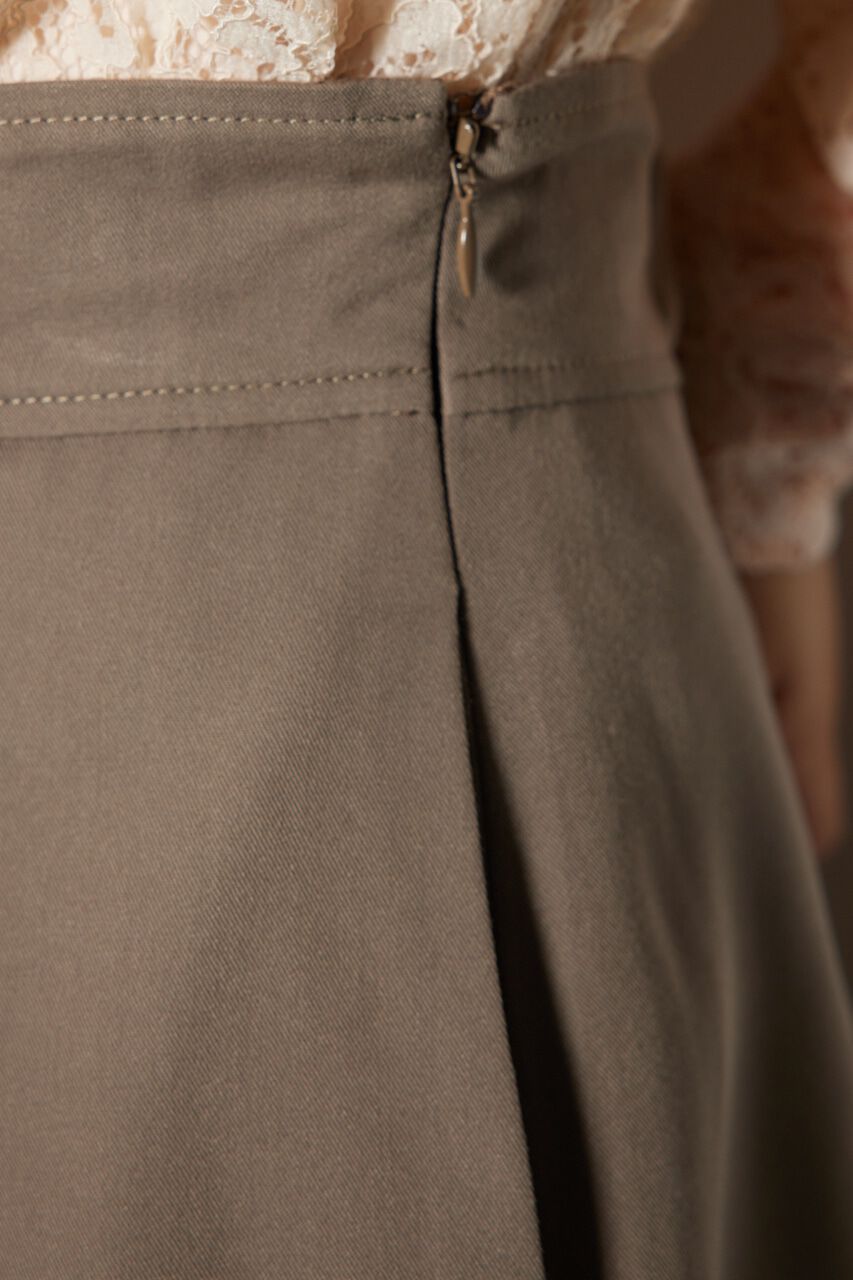 rienda「ハイウエストタックフレアショートパンツ」|その他|