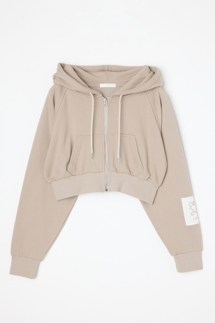 rienda「Rパッチ付きレディーススウェットトップス」|パーカー|