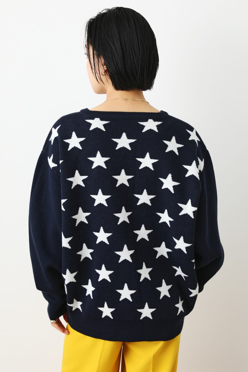 RODEO CROWNS「バックアソートパターンニットトップス」|ニット・セーター|