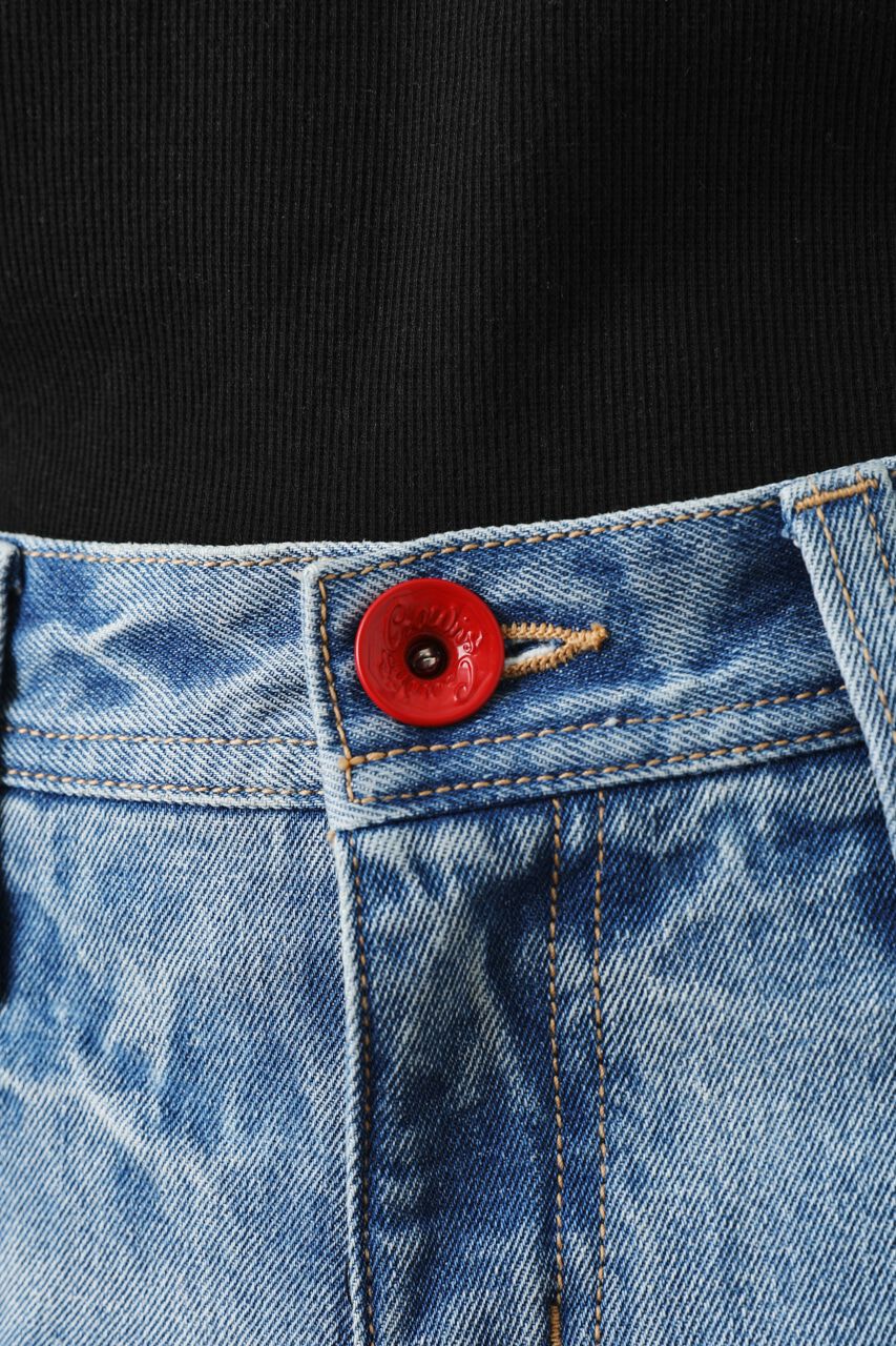 RODEO CROWNS「コンビテーパードパンツ」|デニム|