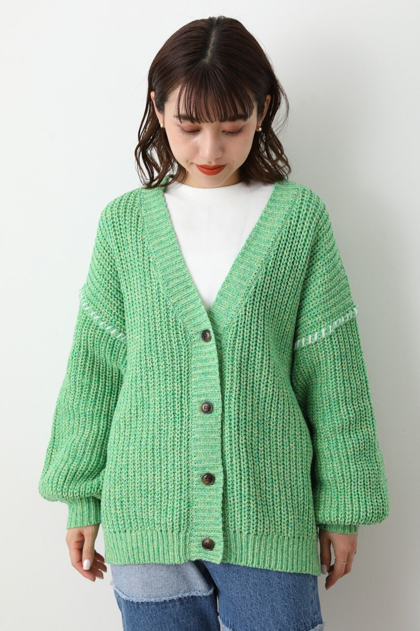 RODEO CROWNS「ルーズニットカーディガン」|カーディガン|L/GRN1