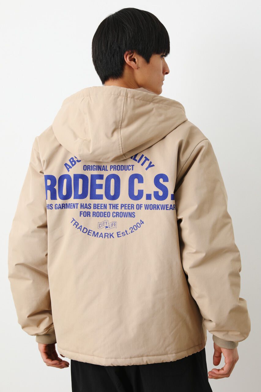 RODEO CROWNS「中綿フードコーチジャケット」|その他|BEG