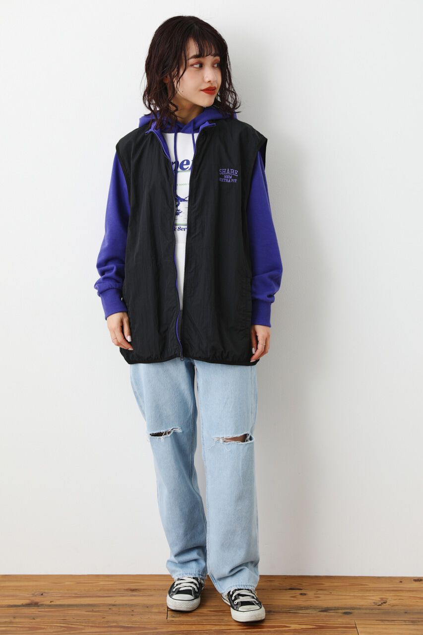 RODEO CROWNS「SHARE NYLON VEST」|ダウンベスト・ベスト|