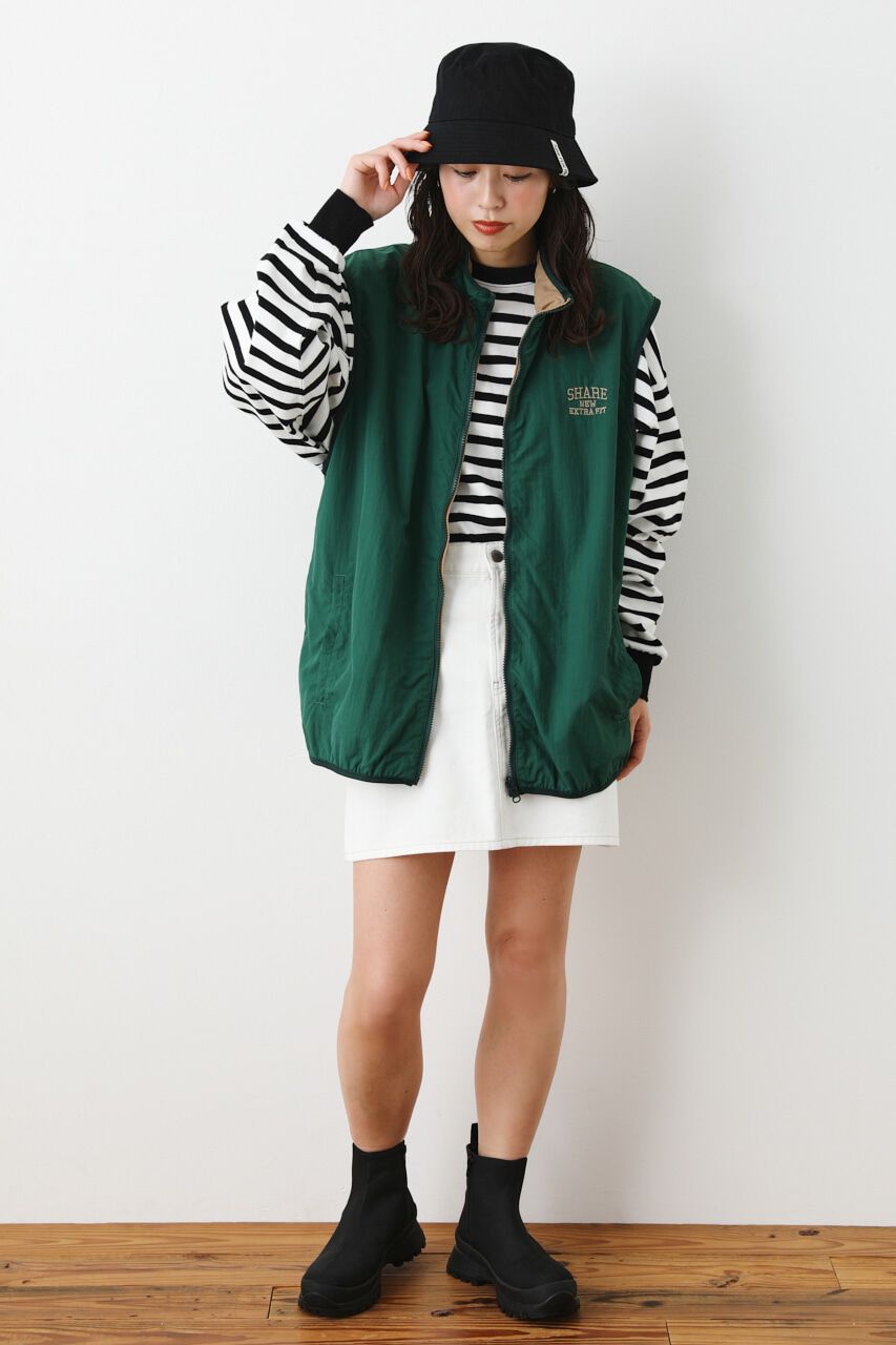 RODEO CROWNS「SHARE NYLON VEST」|ダウンベスト・ベスト|