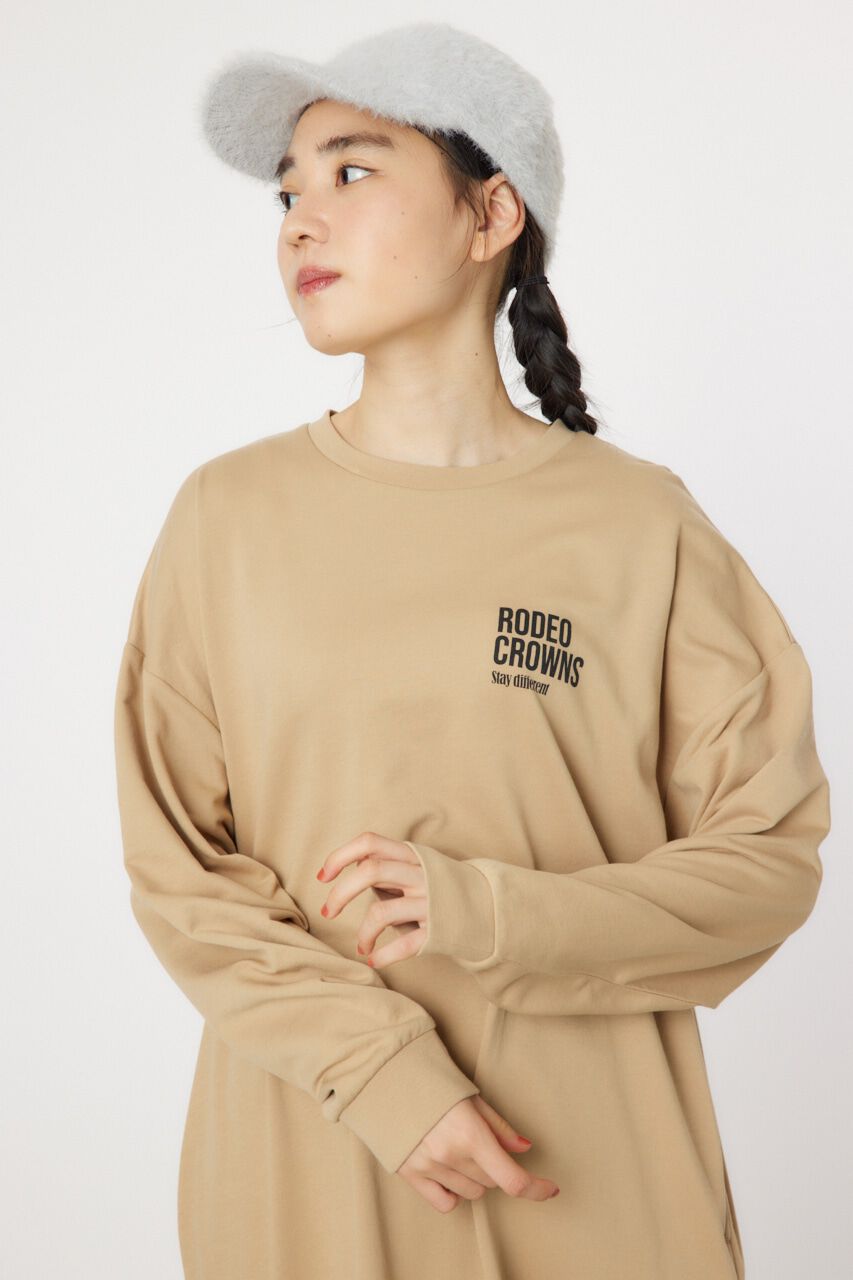 RODEO CROWNS「バックタックロゴワンピース」|ワンピース|