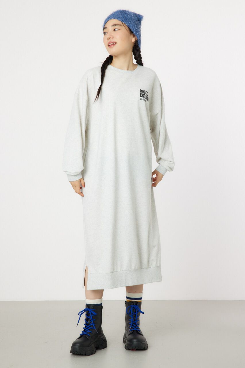 RODEO CROWNS「バックタックロゴワンピース」|ワンピース|L/T.GRY1