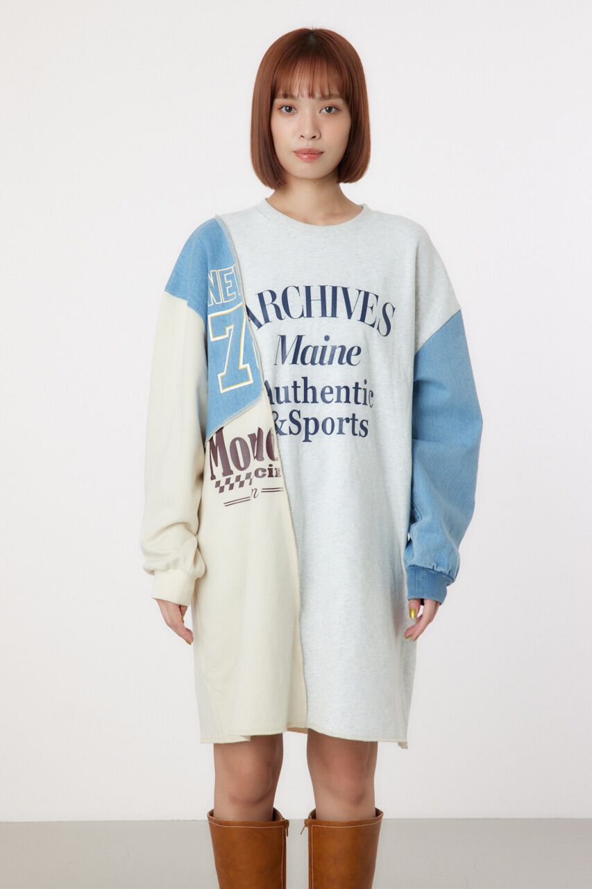 RODEO CROWNS「カスタム college スウェットワンピース」|ワンピース|