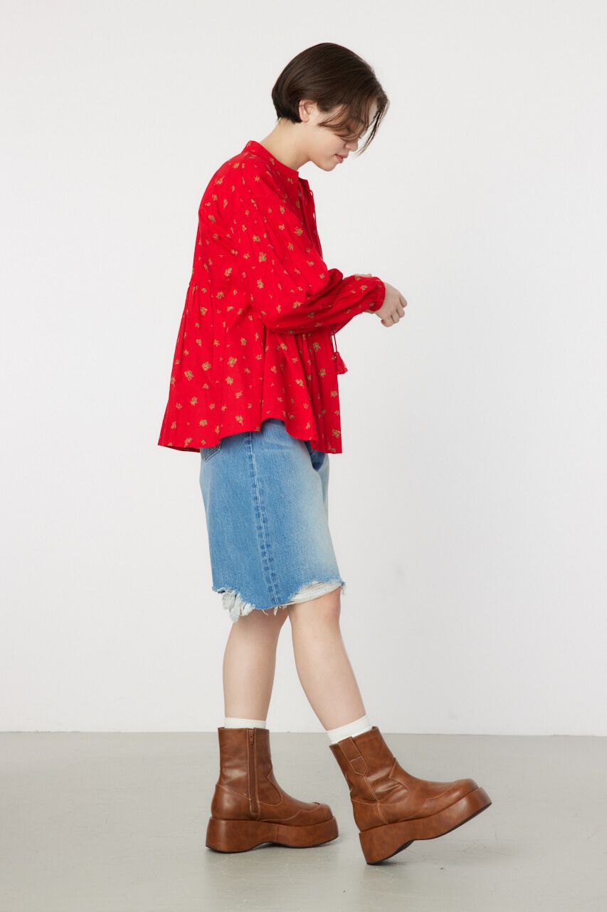 RODEO CROWNS「フラワーパターンカフタンシャツ」|シャツ・ブラウス|