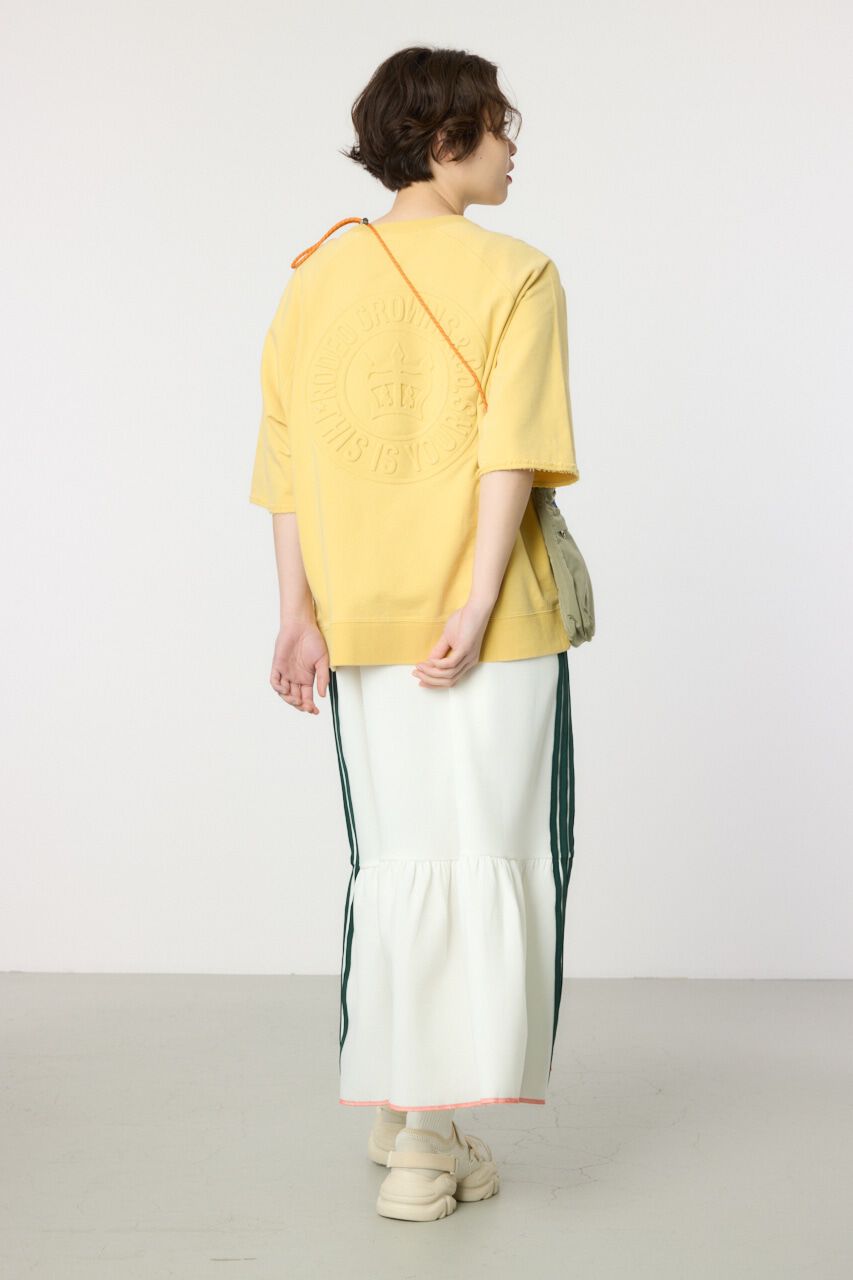 RODEO CROWNS「CIRCLE エンボスロゴ半袖スウェットトップス」|Tシャツ・カットソー|