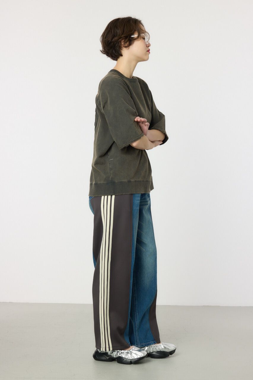 RODEO CROWNS「CIRCLE エンボスロゴ半袖スウェットトップス」|Tシャツ・カットソー|