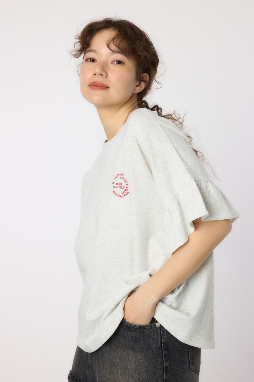 RODEO CROWNS「フリルスリーブトップス」|Tシャツ・カットソー|