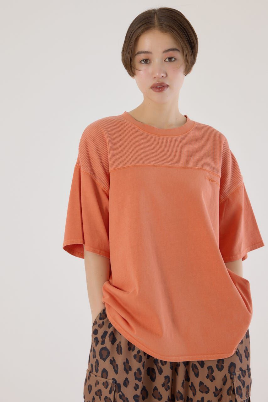 RODEO CROWNS「ワッフルコンビカットトップス」|Tシャツ・カットソー|