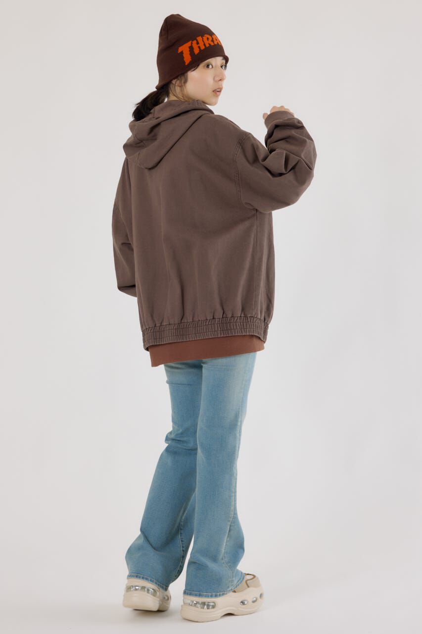 RODEO CROWNS「(THRASHER) デニムフードブルゾン」|ブルゾン・スタジャン|