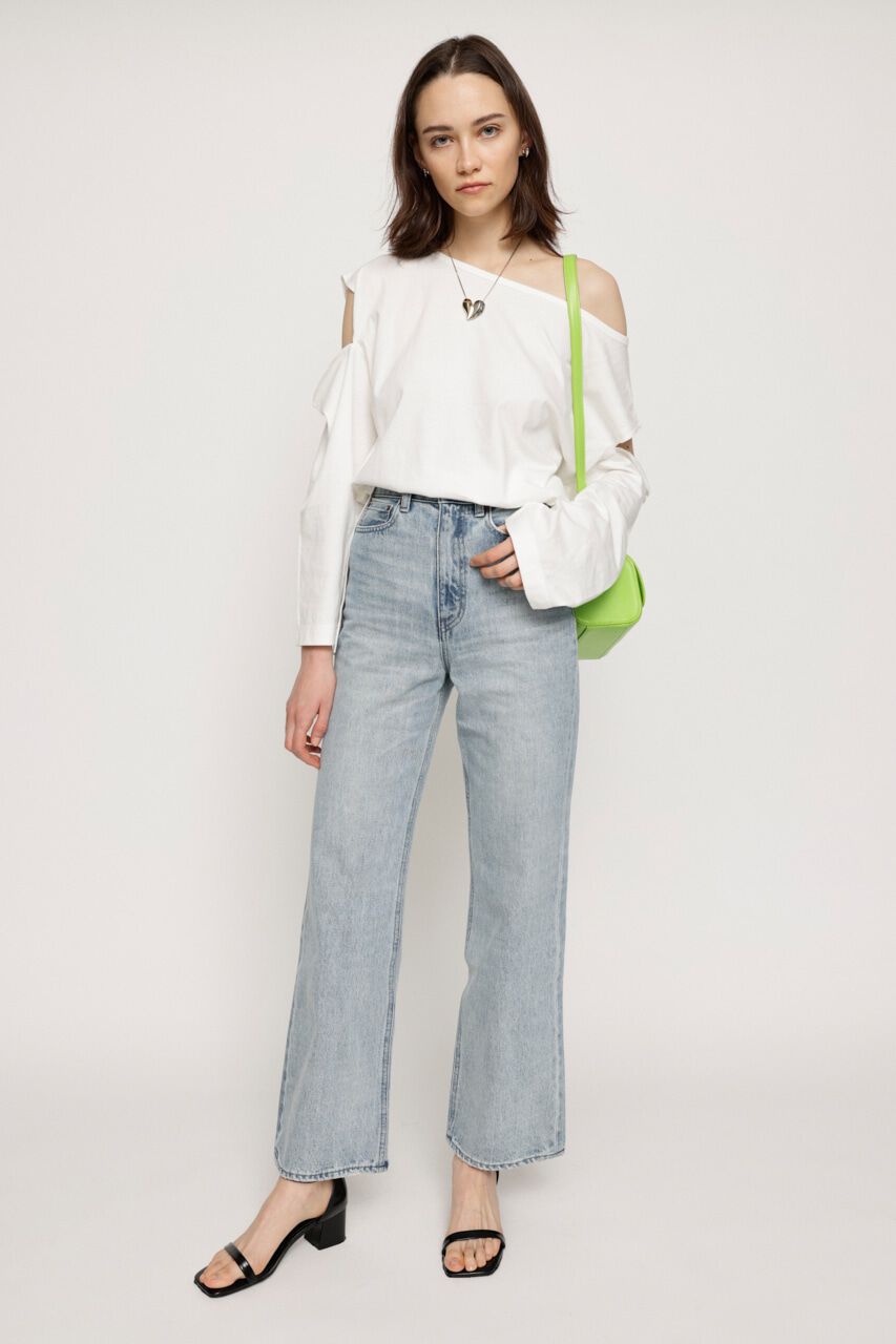SLY「OPEN SHOULDER CUT トップス」|Tシャツ・カットソー|