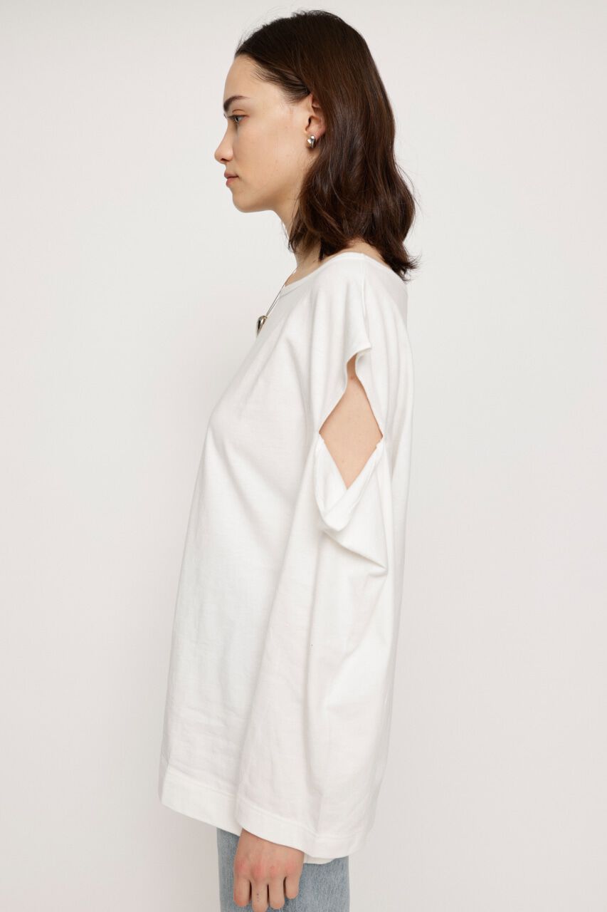 SLY「OPEN SHOULDER CUT トップス」|Tシャツ・カットソー|
