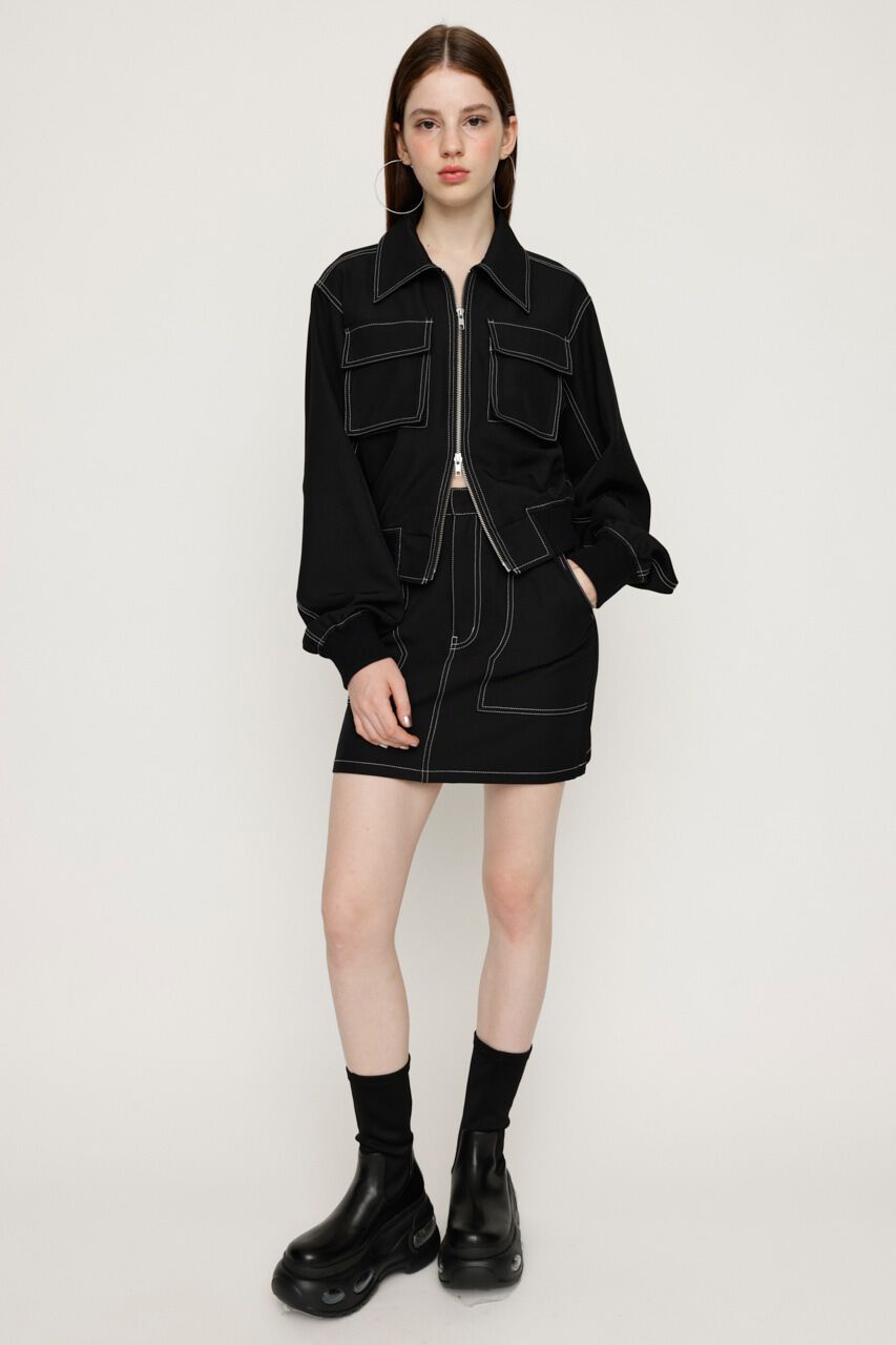 SLY「BI COLOR STITCH SET UP」|ワンピース|