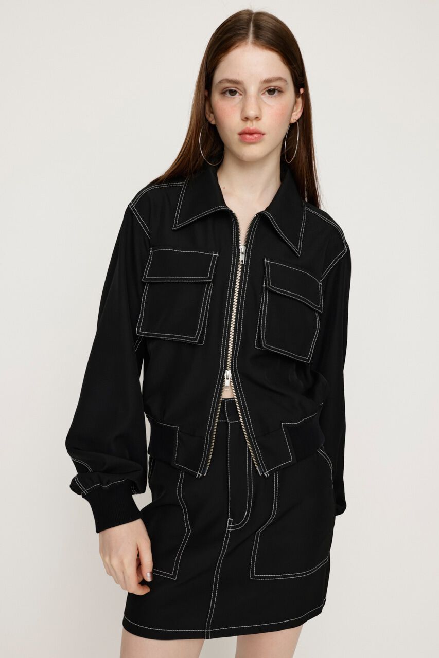 SLY「BI COLOR STITCH SET UP」|ワンピース|