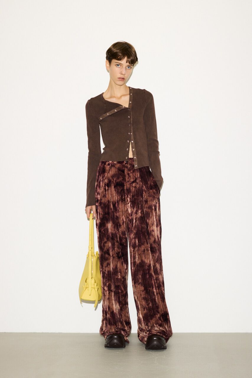 SLY「SLANT BUTTON HG RIB トップス」|ニット・セーター|