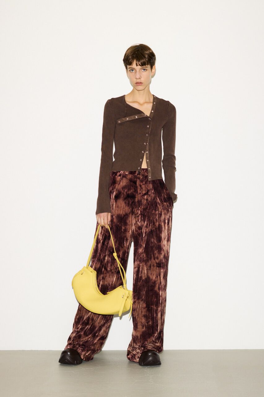 SLY「SLANT BUTTON HG RIB トップス」|ニット・セーター|