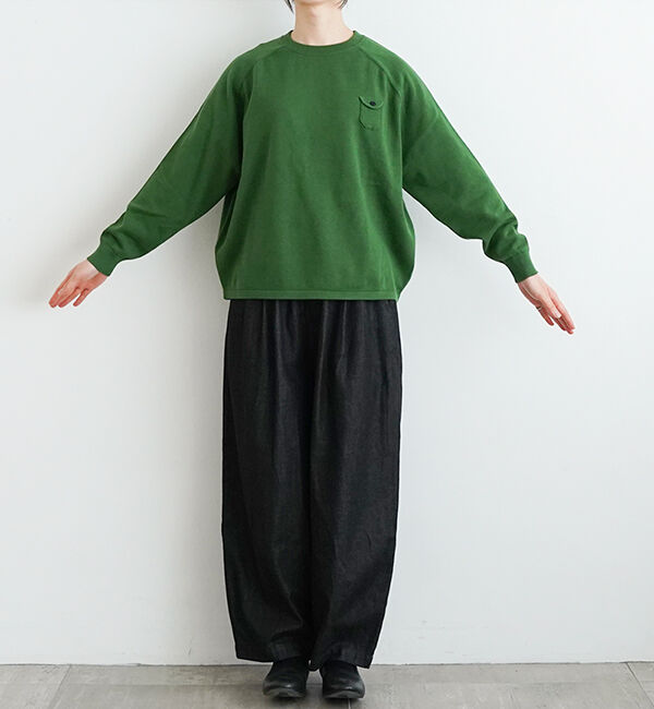 休日と詩「小さなポケットのニット」|ニット・セーター|